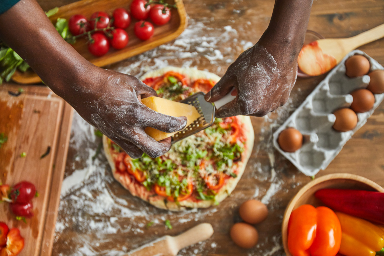 Chef Making Pizza